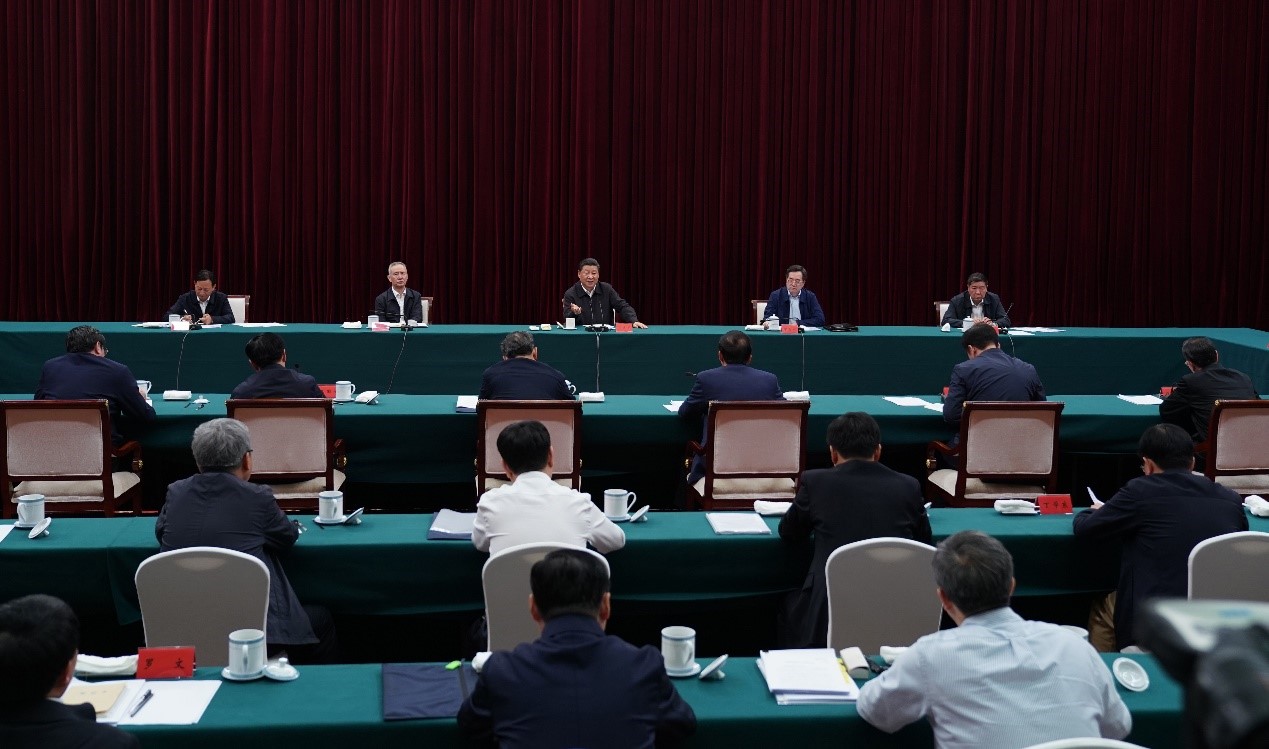2019年5月20日至22日，中共中央總書記、國家主席、中央軍委主席習近平在江西考察，主持召開推動中部地區(qū)崛起工作座談會并發(fā)表重要講話。新華社記者 謝環(huán)馳 攝 